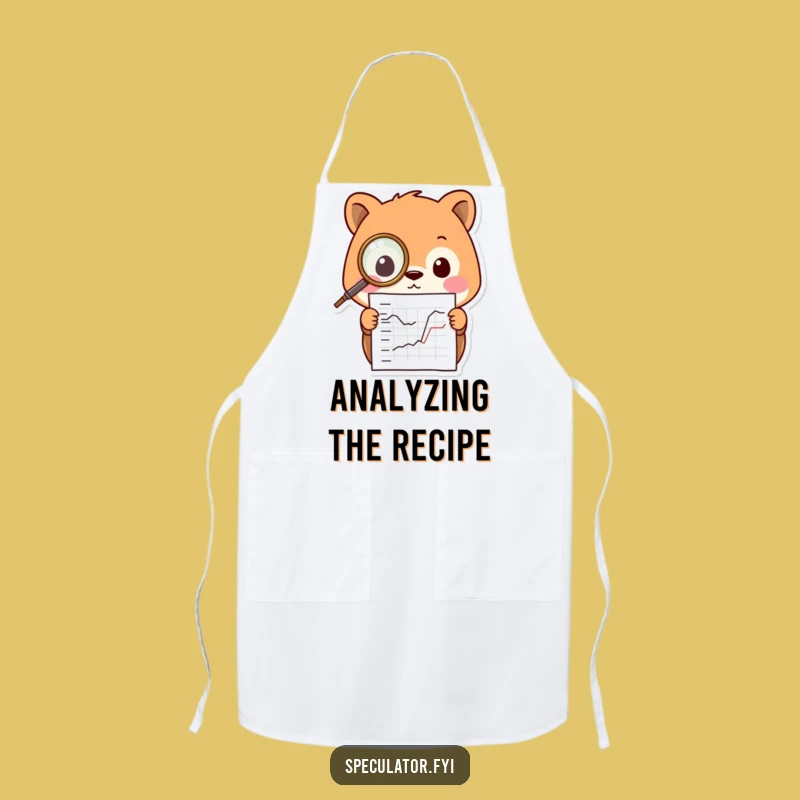 Funny Kawaii Animal Apron: Study the Recipe with a Monocled Creature
