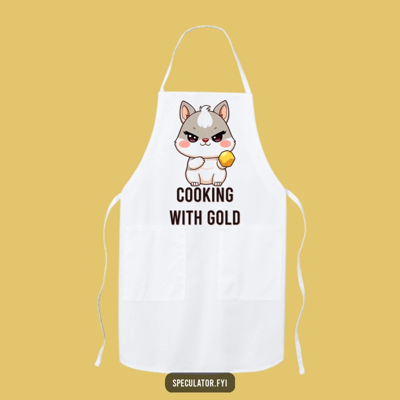 Funny Kawaii Chef's Nugget Apron - Sly Wink Treasure Kitchen Gift