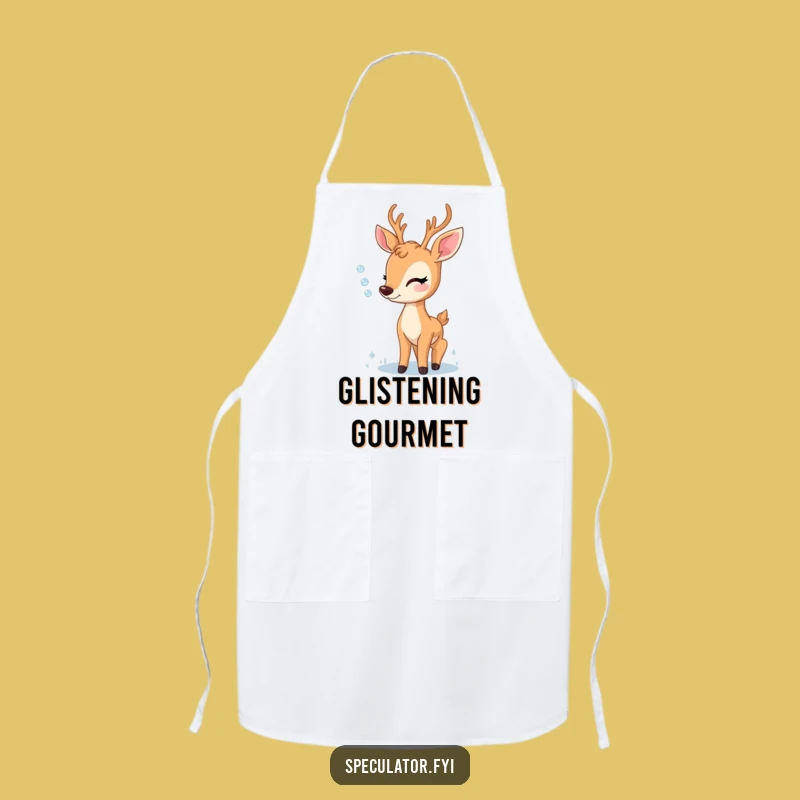 Funny Delighted Deer Garden Apron - Protect Yourself Hilariously