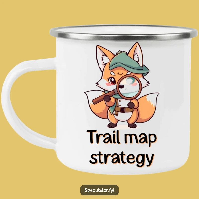 Funny Fox Map Camping Mug: Adventure Fuel for the Planner!