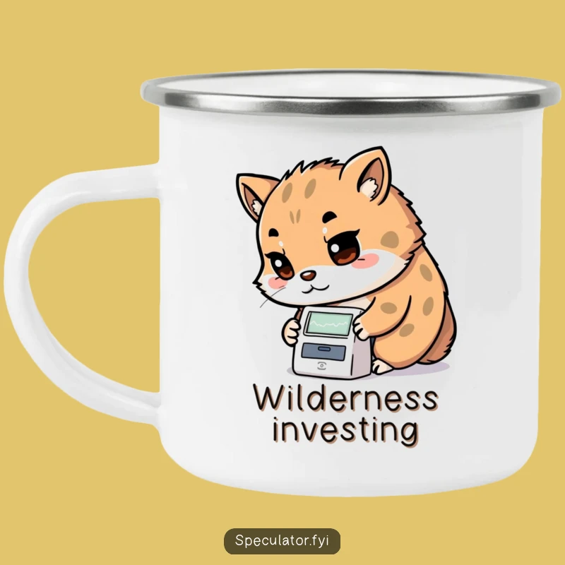 Funny Kawaii Campfire Analyst Mug - Determined Ticker Outdoor Gift