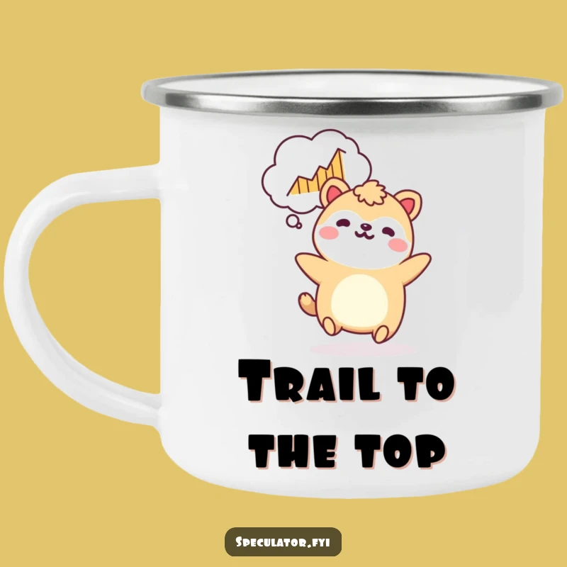 Funny Kawaii Campfire Goals Mug - Bouncing Animal Graph Outdoor Gift