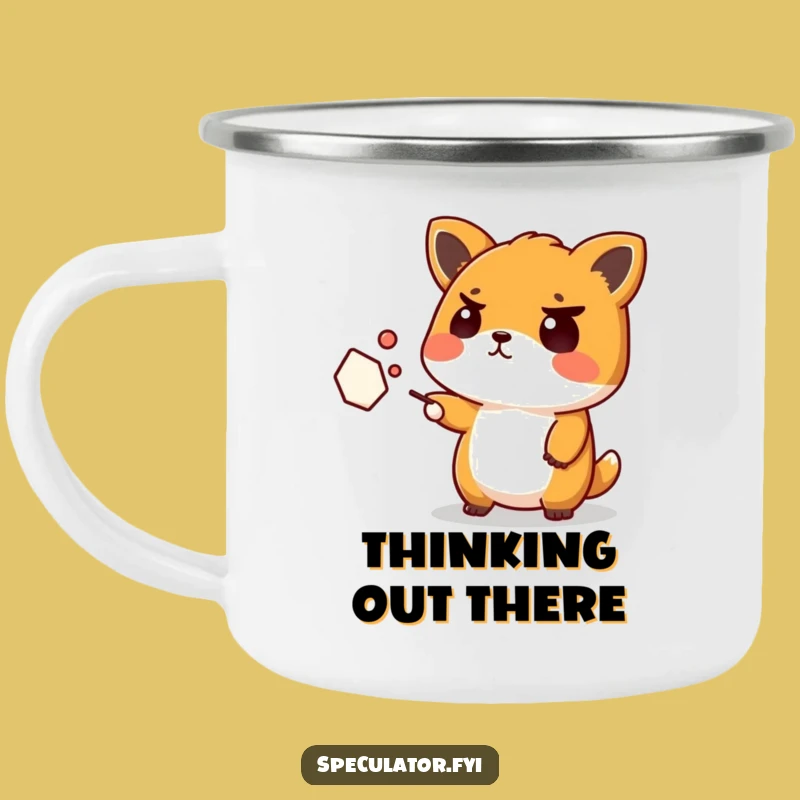 Funny Stubborn Kawaii Animal Camping Mug - Outdoor Gift for the Perplexed