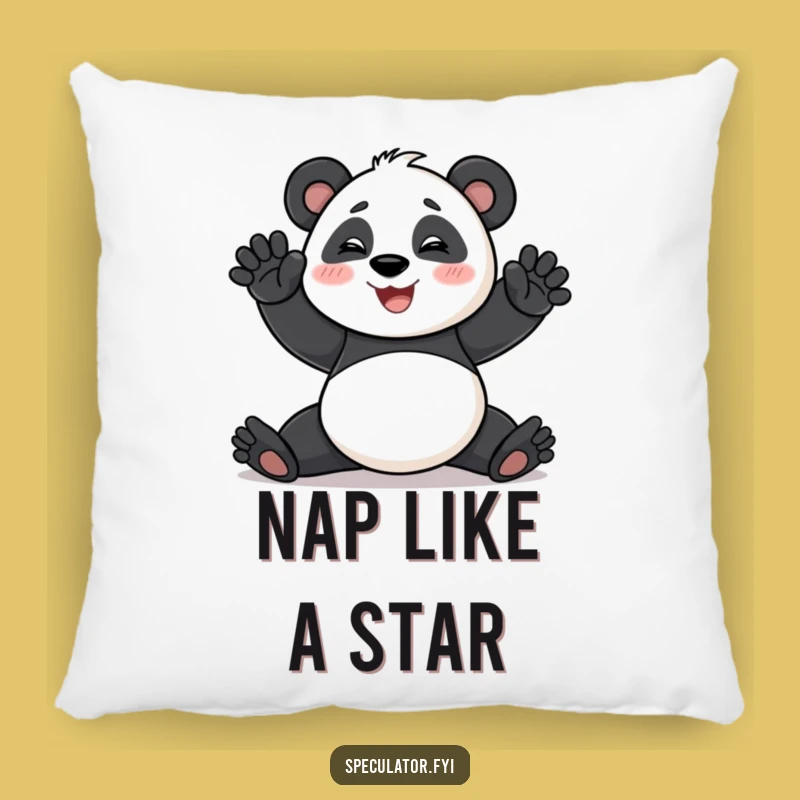 Comfy Funny Panda Pillow: Dramatic Pose Comfort, Adorable Gift