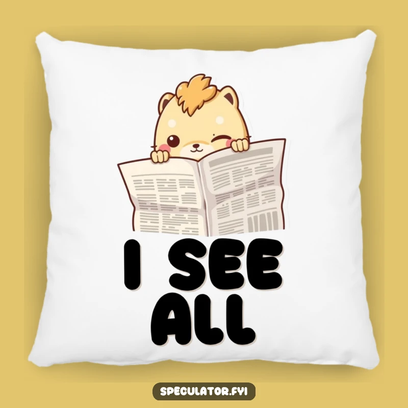 Funny Peeking Creature Pillow: Cozy Smirks for Your Comfort