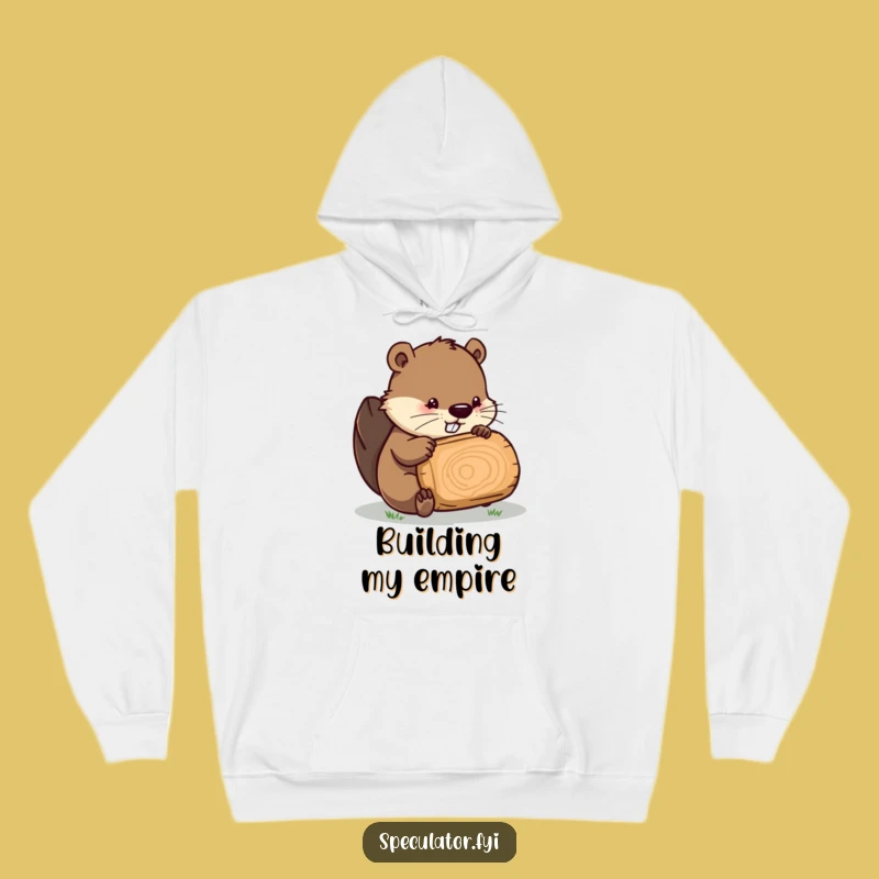 Funny Beaver Log Inspection Hoodie: Cozy & Humorous Apparel for Smarties Gift