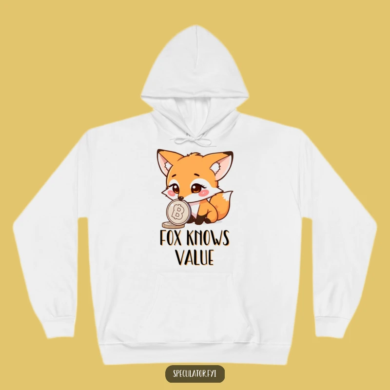 Funny Fox Coin Hoodie: Stay Curious and Cozy with This Hilarious Pullover!