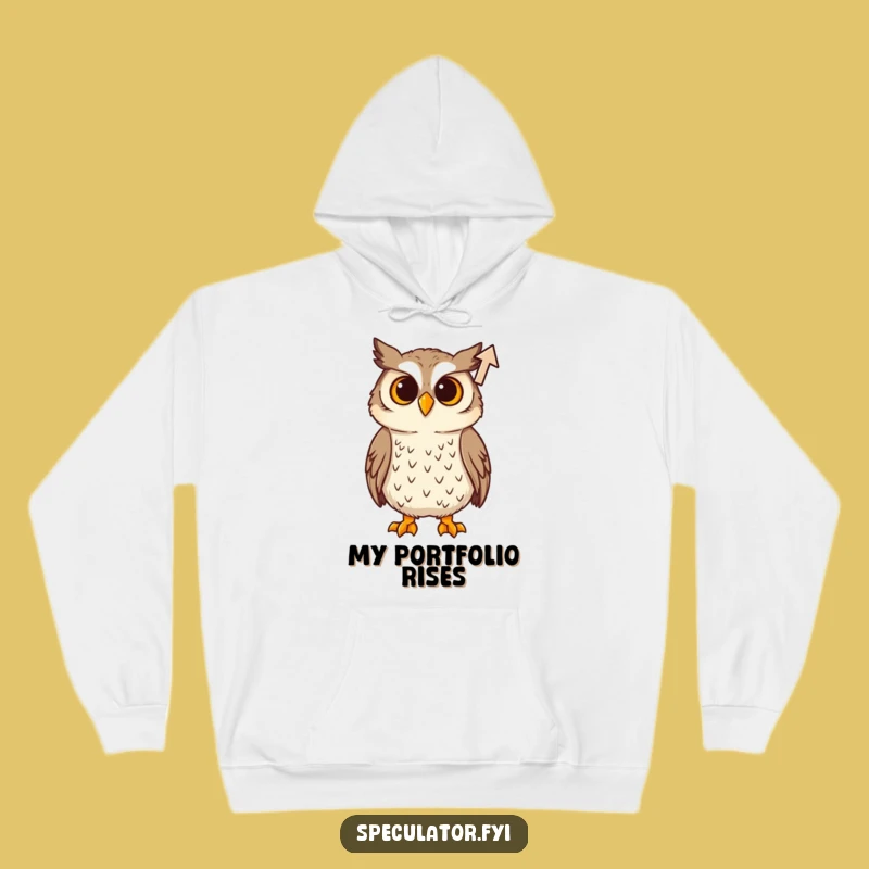 Funny Curious Owl Arrow Hoodie: Stay Cozy While You Ponder!
