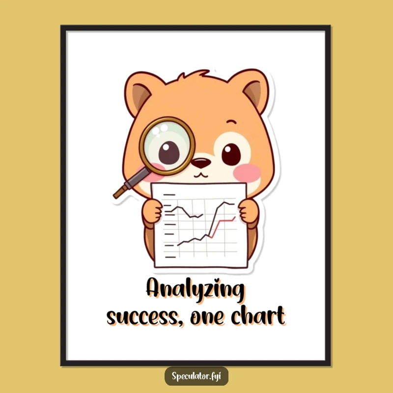 Free Printable Kawaii Animal Art: Monocle Chart Downloadable Decor