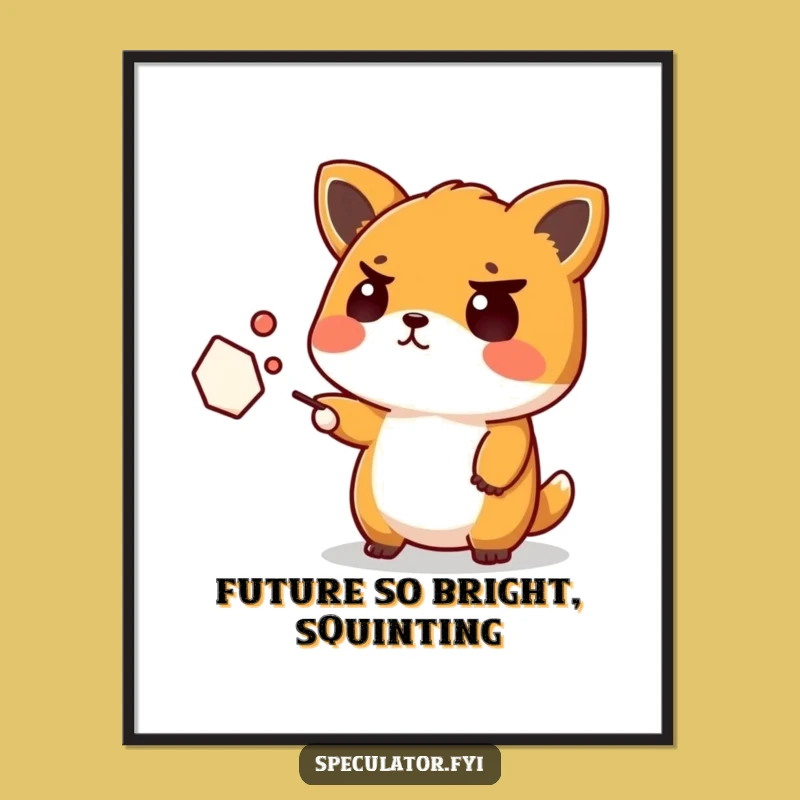 Free Printable Wall Art: Funny Kawaii Animal Puzzled, Quirky Downloadable Art for Home Decor