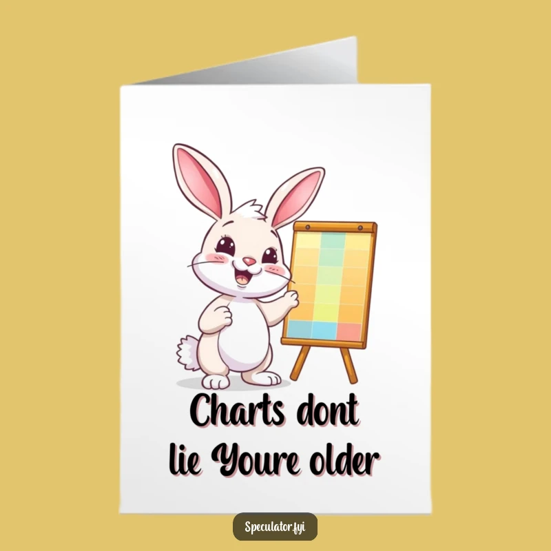 Free Printable Birthday Card: Funny Bunny Charting Success