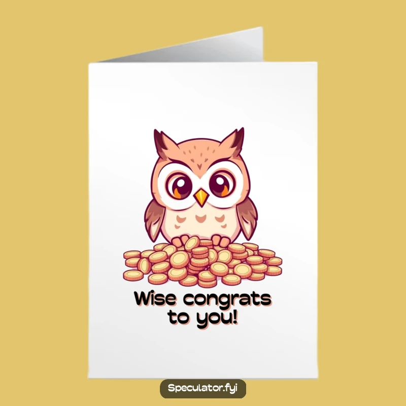 Free Printable Congrats Card: Owlishly Successful - Funny Downloadable Gift