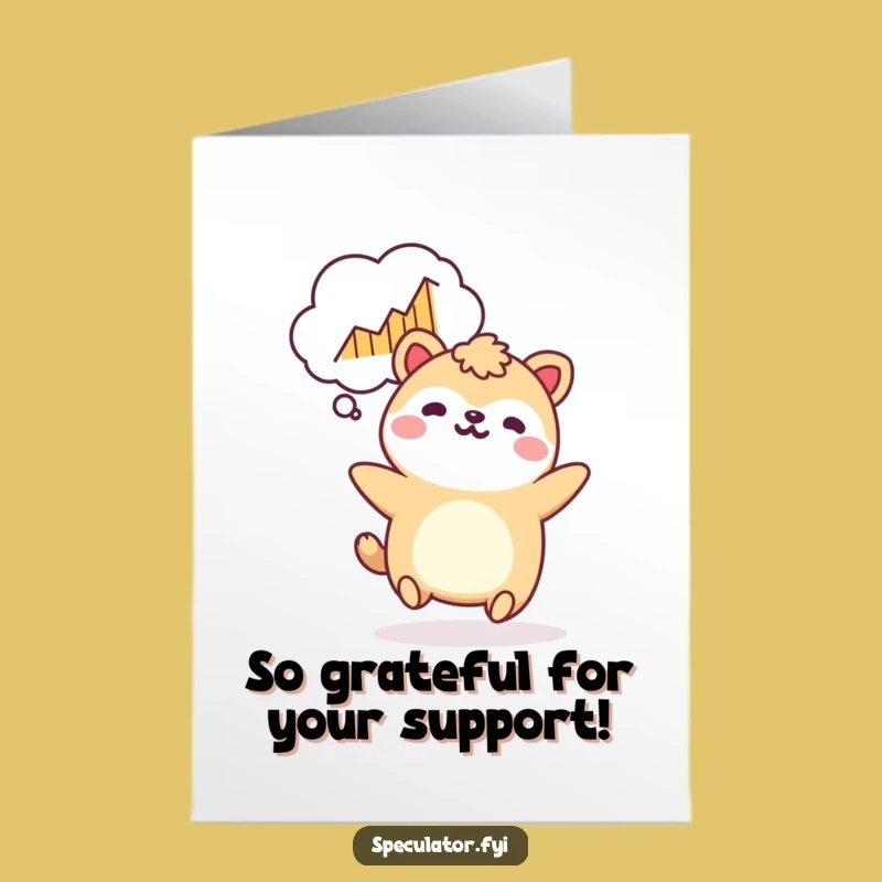 Free Printable Kawaii Animal Growth Thank You Card: Funny Downloadable Gratitude!