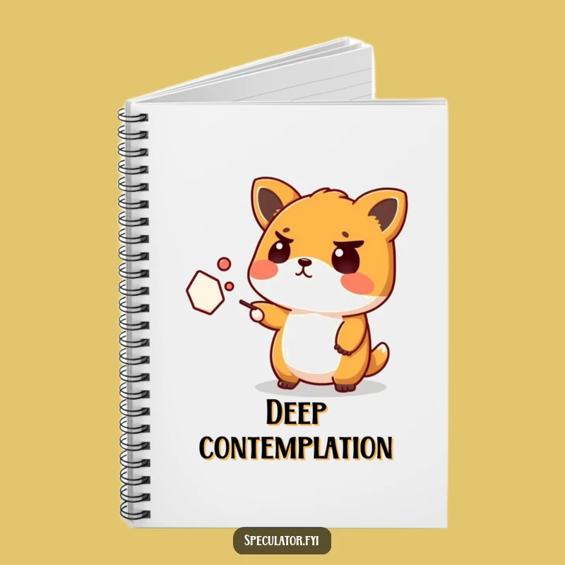 Funny Stubborn Kawaii Animal Notebook - Journal Gift for the Perplexed