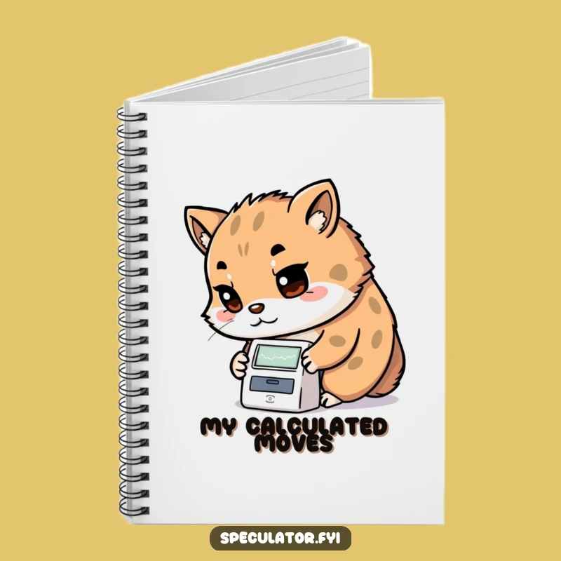 Funny Kawaii Analysis Notebook - Determined Animal Ticker Journal Gift
