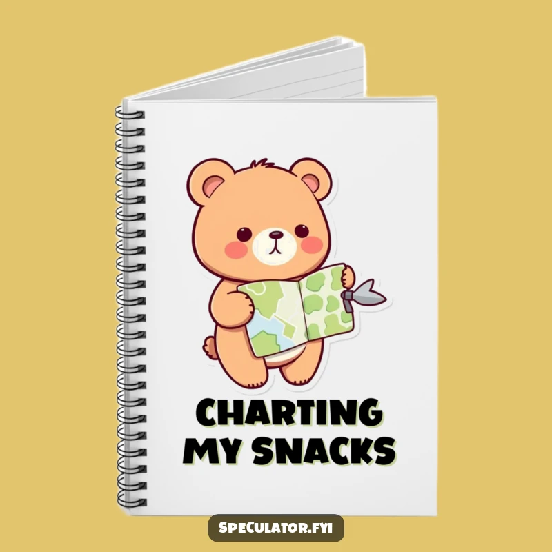 Funny Kawaii Bear Notebook: Map Your Thoughts and Plans