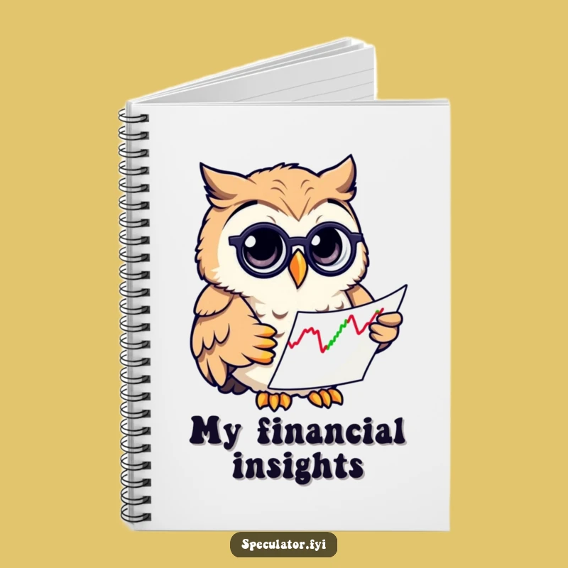 Funny Owl Investor Notebook: Journal Your Stocks with This Smart, Funny Gift