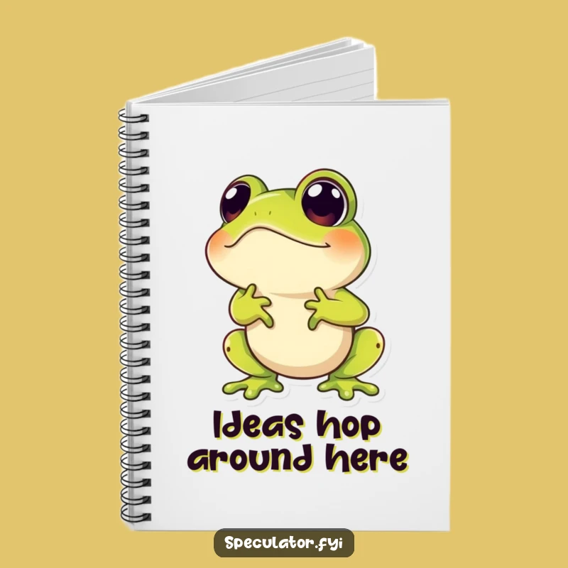Funny Frog Notebook: Speculative Hopper Journal, a Hilarious Stationery Gift