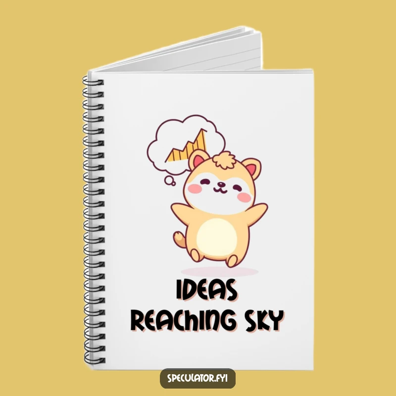 Funny Kawaii Success Notes Notebook - Bouncing Animal Graph Journal Gift