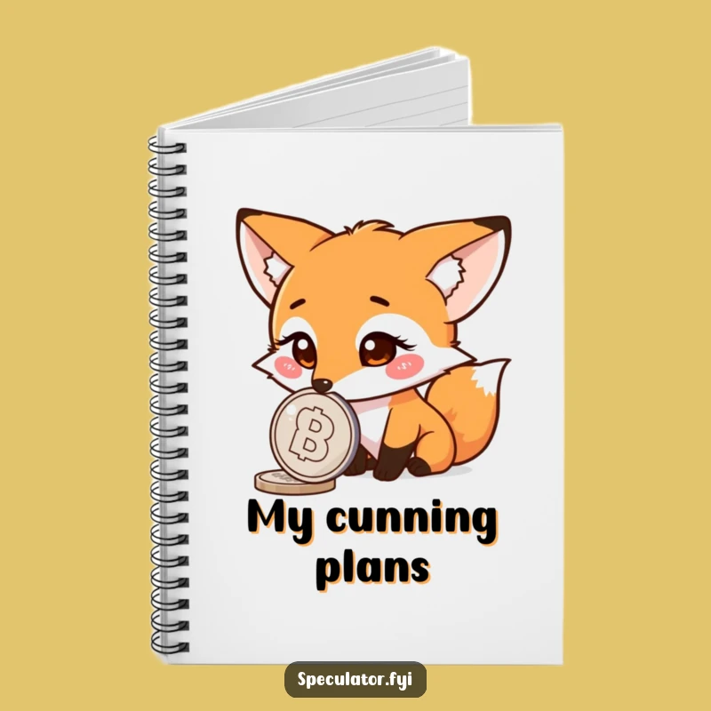 Funny Fox Coin Notebook: Jot Down Observations with Hilarious Finesse!