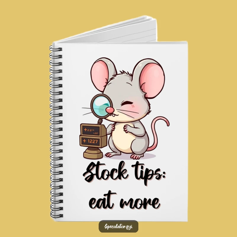 Funny Mouse Finance Notebook: Clever Jotter, Perfect Funny Gift