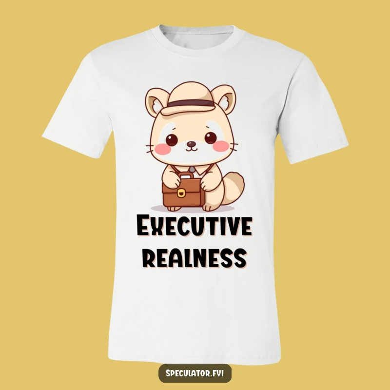 Funny Dapper Kawaii Animal T-Shirt - Hilarious Gift for the Office