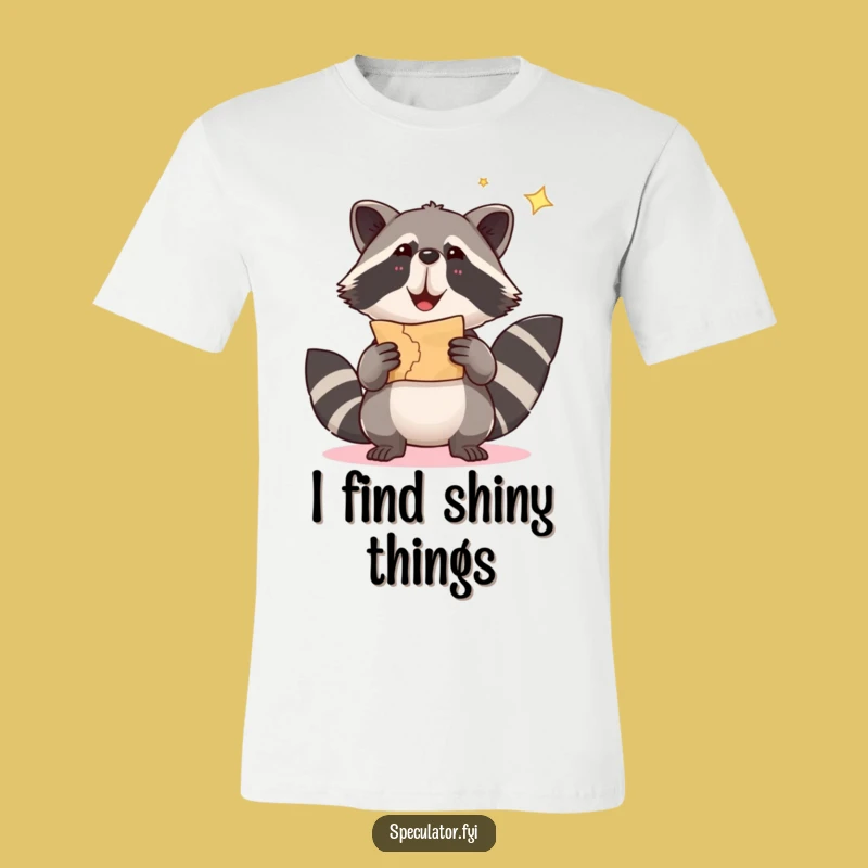 Funny Raccoon Treasure Map T-Shirt - Epic Funny Adventure Apparel!