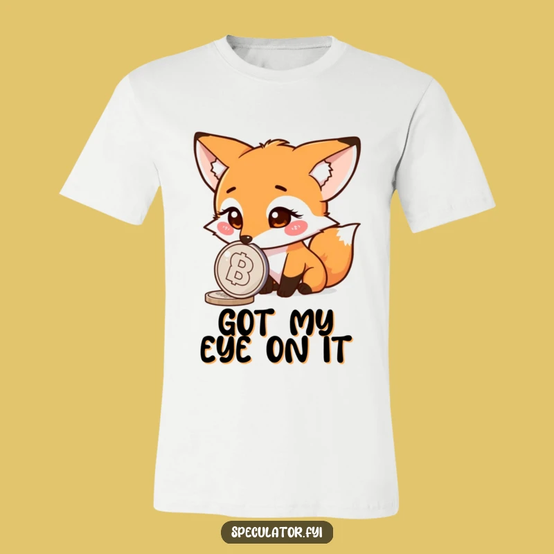 Funny Fox Coin T-Shirt: Obsessed with Value, A Hilarious Tee!